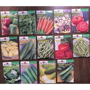LOT OF 14 Flower Vegetable Seed Packs Burpee Misc Assortment Of Packs